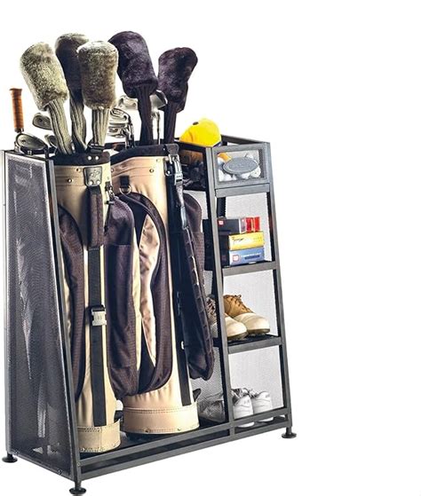 Suncast Metal Golf Equipment Organizer Storage 